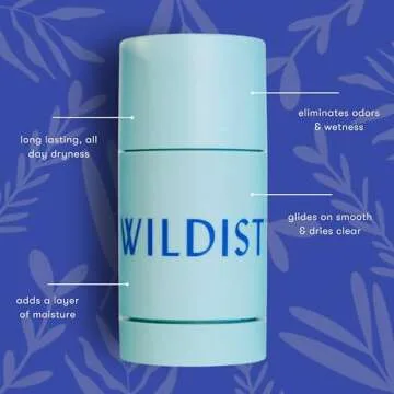Wildist Aluminum Free Natural Deodorant for Women & Men, Long Lasting Antiperspirant, Cruelty Free, ...