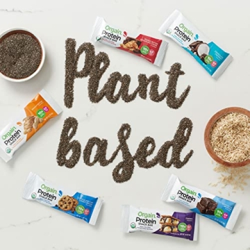 Orgain Organic Vegan Protein Bars - Chocolate Brownie Delight