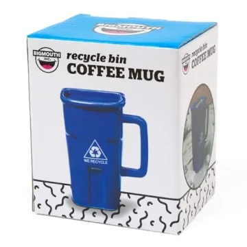 Funny Recycle Bin Coffee Mug for Office Gags 12oz