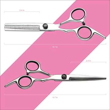 Hair Cutting Scissors Thinning Shears- Fcysy Professional Barber Sharp Hair Scissors Hairdressing Sh...
