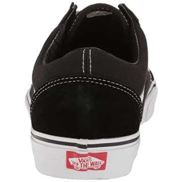 Vans Old Skool Leather, Unisex Adults’ Low-Top Trainers, Black (Black/White), 2.5 UK