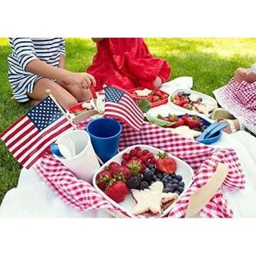 Re-Play Made in USA 10 Oz. Open Cups for Toddlers, Set of 4 - Reusable and Stackable Toddler Cups for Easy Storage - Dishwasher/Microwave Safe Kids Plastic Cups, 4.75" x 3.25", Under The Sea