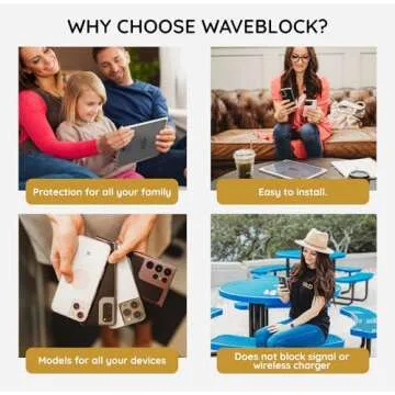 WaveBlock iBlock Protection Sticker for iPad Air 3, Harm Blocker for Tablet, 5G Shield Reduction, Fits Beneath Case, Tested in FCC Certified Lab