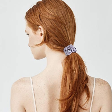 48 Satin Hair Scrunchies Bulk Soft Elastic Silk Hair Bands