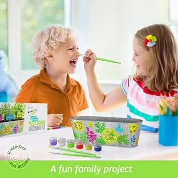 Paint & Plant Herb Growing Kit for Kids - STEM Fun
