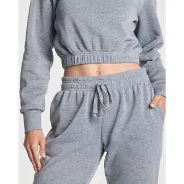 3 Pack: Women's Fleece Lined Jogger Sweatpants Women Womens Joggers Pants Sweat Warm Jogging Baggy Loungewear Pj Athletic White Gym Jogger Woman Gray Ladies Pans Para Mujer Pajama, Set 1, M