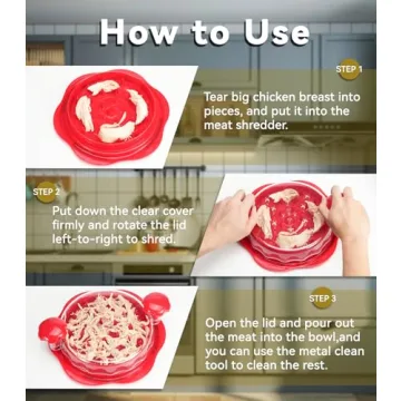 Effortless Chicken Shredder Tool for Quick Meal Prep