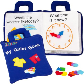 Jollybaby Soft Busy Book for Engaging Toddler Fun