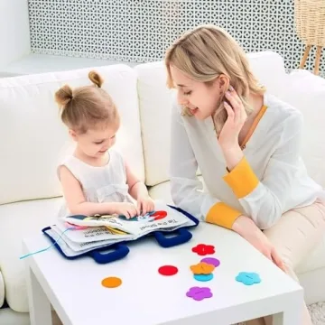 Jollybaby Soft Busy Book for Engaging Toddler Fun