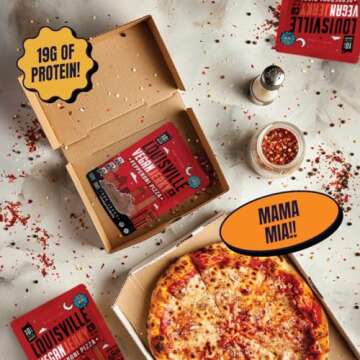 Louisville Vegan Jerky – Pepperoni Pizza - Gluten-Free, High Protein, Vegan Snacks