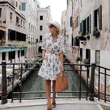 BOSTANTEN Stylish Vegan Leather Summer Tote Bag for Women