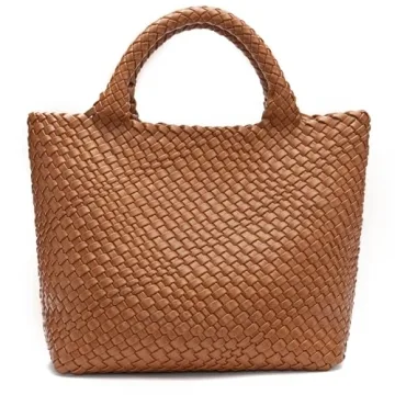 BOSTANTEN Stylish Vegan Leather Summer Tote Bag for Women