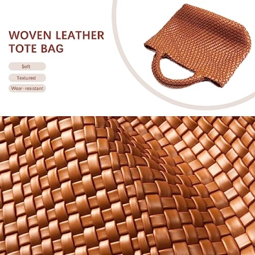 BOSTANTEN Stylish Vegan Leather Summer Tote Bag for Women