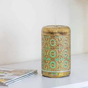 Unique 250ML Essential Oil Diffuser - Auto Shut-Off