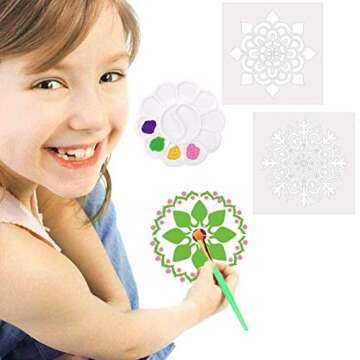 15 Pack 6 Mil Clear Mylar Stencil Sheets, 12" x 24" Blank Stencils, Reusable Template Material, Make Your Own Stencil Compatible Vinyl Cutting Machine