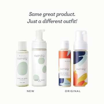 Esembly Wipe Up Wash Kit, Organic No-Rinse Foaming Wipes Solution, Use with Cloth Wipes on Baby’s ...