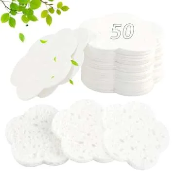 Cute Natural Facial Sponges for Cleansing and Exfoliating