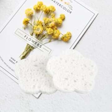 Cute Natural Facial Sponges for Cleansing and Exfoliating