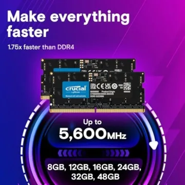 Crucial 64GB DDR5 RAM 5600MHz for Gaming and Productivity
