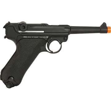 Evike Airsoft KWC WWII Metal P08 Luger CO2 Powered Airsoft Pistol