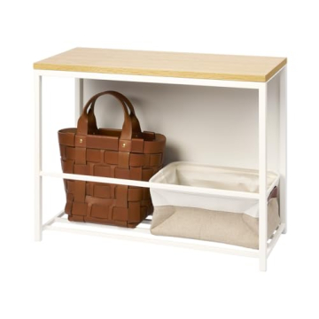 Yamazaki Home Tower Entryway Storage Shelf Rack for Shoes, Boots & Bags, Stylish Storage Solution in...