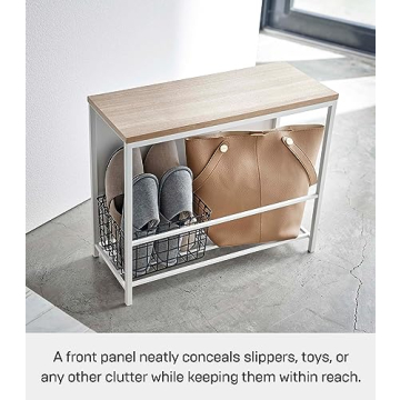 Yamazaki Stylish Entryway Storage Rack for Shoes and Bags