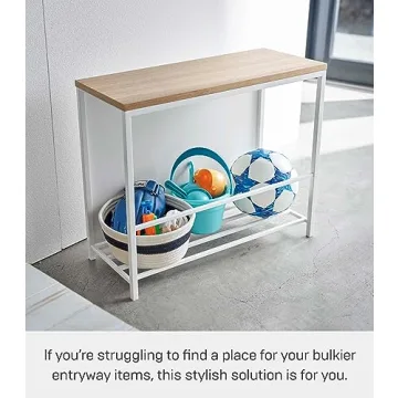 Yamazaki Stylish Entryway Storage Rack for Shoes and Bags