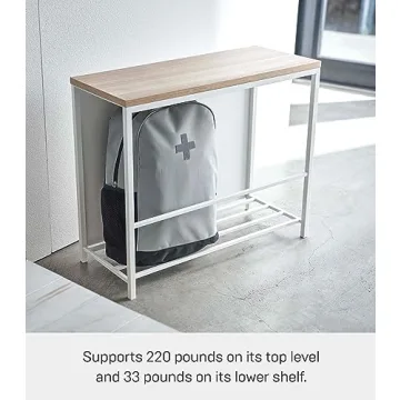 Yamazaki Stylish Entryway Storage Rack for Shoes and Bags