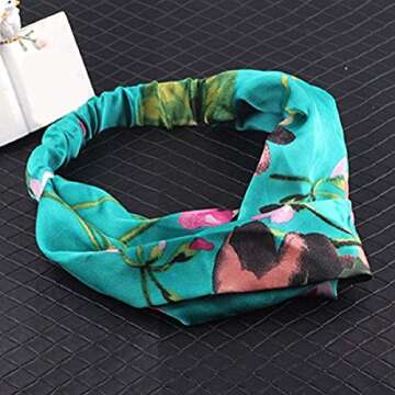 Amandir 8 Pack Headbands for Women Boho Cute Twist Headband Criss Cross Head Wraps Hair Band Bows Accessories