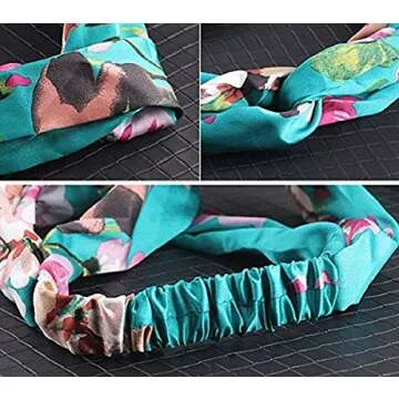 Amandir 8 Pack Headbands for Women Boho Cute Twist Headband Criss Cross Head Wraps Hair Band Bows Accessories