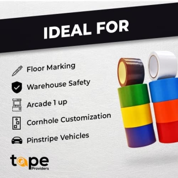 WOD VTC365 Black Vinyl Pinstriping Tape - Multi-Purpose Use