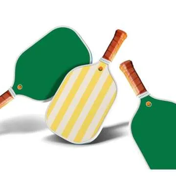 Vibrant Tangerine Pickleball Paddle for All Ages