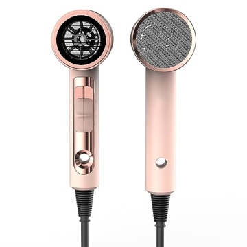 FUNTIN Hair Dryer with Diffuser and Brush for Women