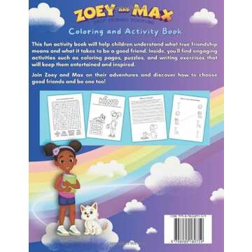 Zoey and Max Best Friends Forever: Coloring and Activity Book