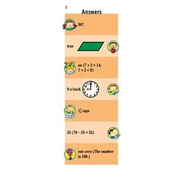 Brain Quest 2nd Grade Math Q&A Cards: 1000 Questions and Answers to Challenge the Mind. Curriculum-based! Teacher-approved! (Brain Quest Smart Cards)
