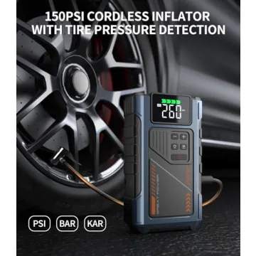 Car Battery Charger Jump Starter & Air Compressor