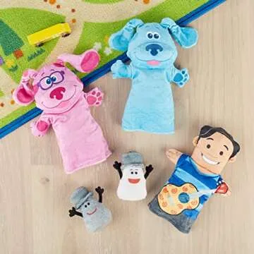 Melissa & Doug Blue's Clues & You! Hand & Finger Puppets (5 Pieces)