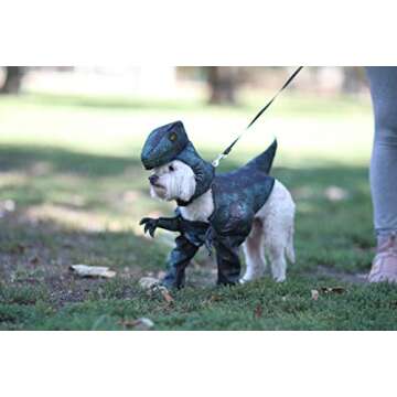 California Costumes Dog Pupasaurus Rex Costume Small