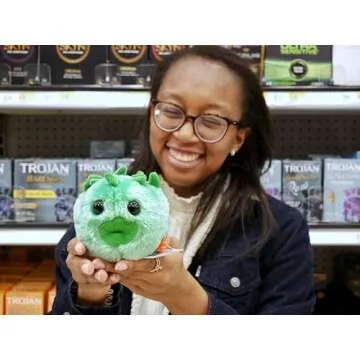 GIANTmicrobes Chlamydia Plush, STIs, STDs, Medical Gag Gifts Funny, OBGYN Gifts for Doctors, Infection Prevention Gifts, Infection Control Nurse Gifts