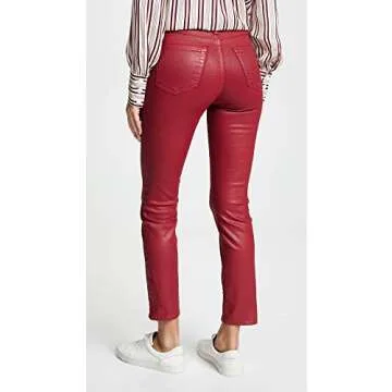AG Jeans Women's Isabelle - Leatherette Light Red Amaryllis