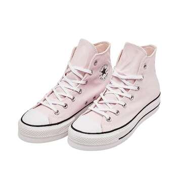 Converse Women's Chuck Taylor All Star Leopard Platform High Top Sneakers, Lightpinky, 5.5 UK, Light...