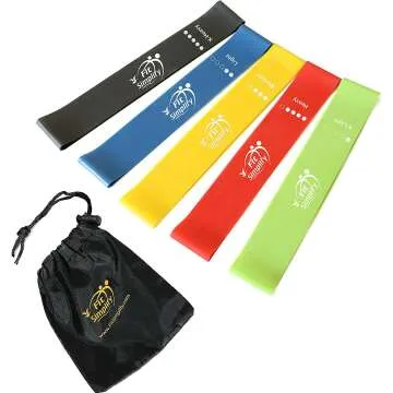 Resistance Loop Bands Set with Guide & Carry Bag