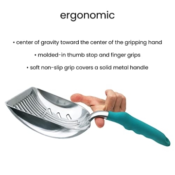 DuraScoop Innovative Multicat Cat Litter Scoop for Easy Cleaning