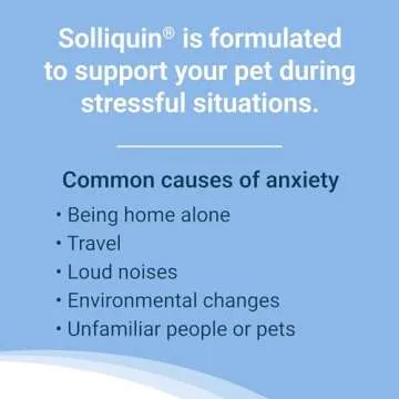 Nutramax Solliquin Calming Supplement for Dogs and Cats