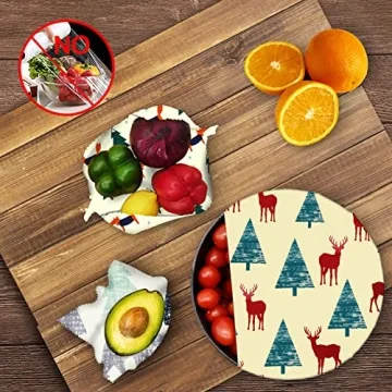  sustainable reusable beeswax wraps for food storage