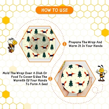  sustainable reusable beeswax wraps for food storage