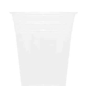 Karat C-KC20 20oz PET Plastic Cold Cups (98mm) - 1,000 ct
