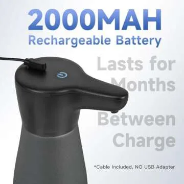 Magnetic Charging Automatic Soap Dispenser - Waterproof & Sleek Design