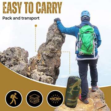 HighSpeedDaddy: Premium Military Woobie Blanket for All