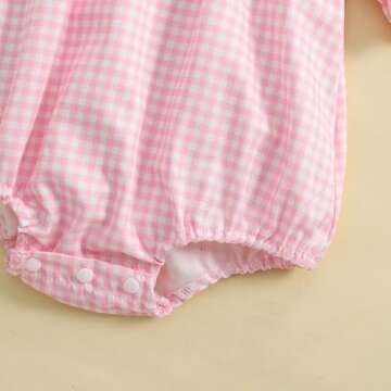 Karwuiio Toddler Baby Girl Clothes Sleeveless Romper Jumpsuit Cute Watermelon One Pieces Baby Summer Outfits (Pink Pumpkin, 6-12 Months)